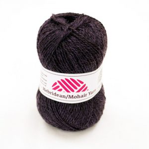 Hebridean Mohair purple 4-ply by Kathy's Knits