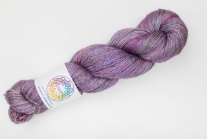 BFL-Silk 4-ply 100g - muted purple and pink