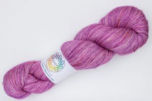 BFL-Silk Fine Lace-weight bright pink