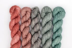 BFL-Nylon Gradient Sets Peach and mint-green