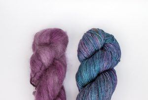 Kid Mohair-Silk - purple + purple and teal 2 pack